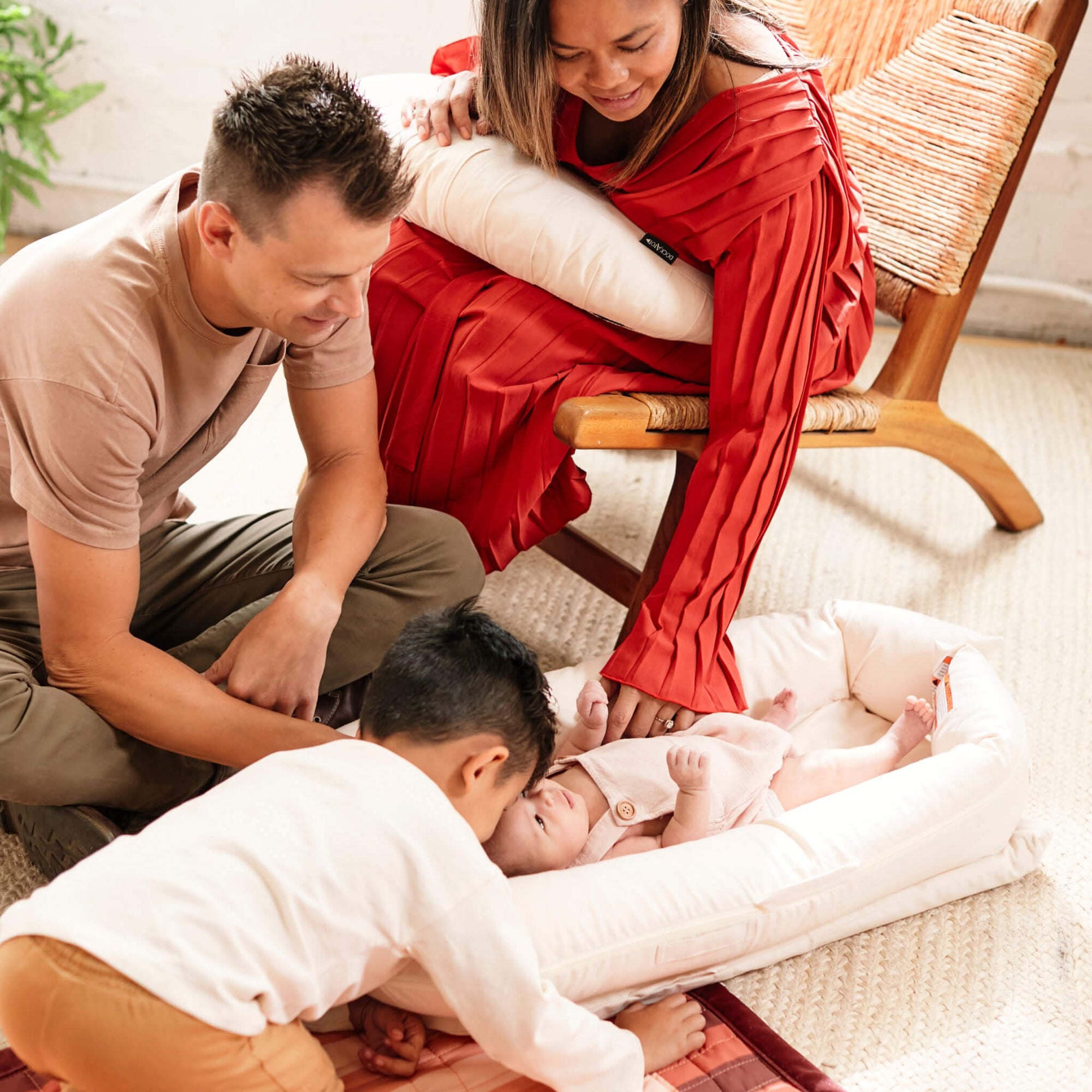 Deluxe+ Dock - Sand Chambray