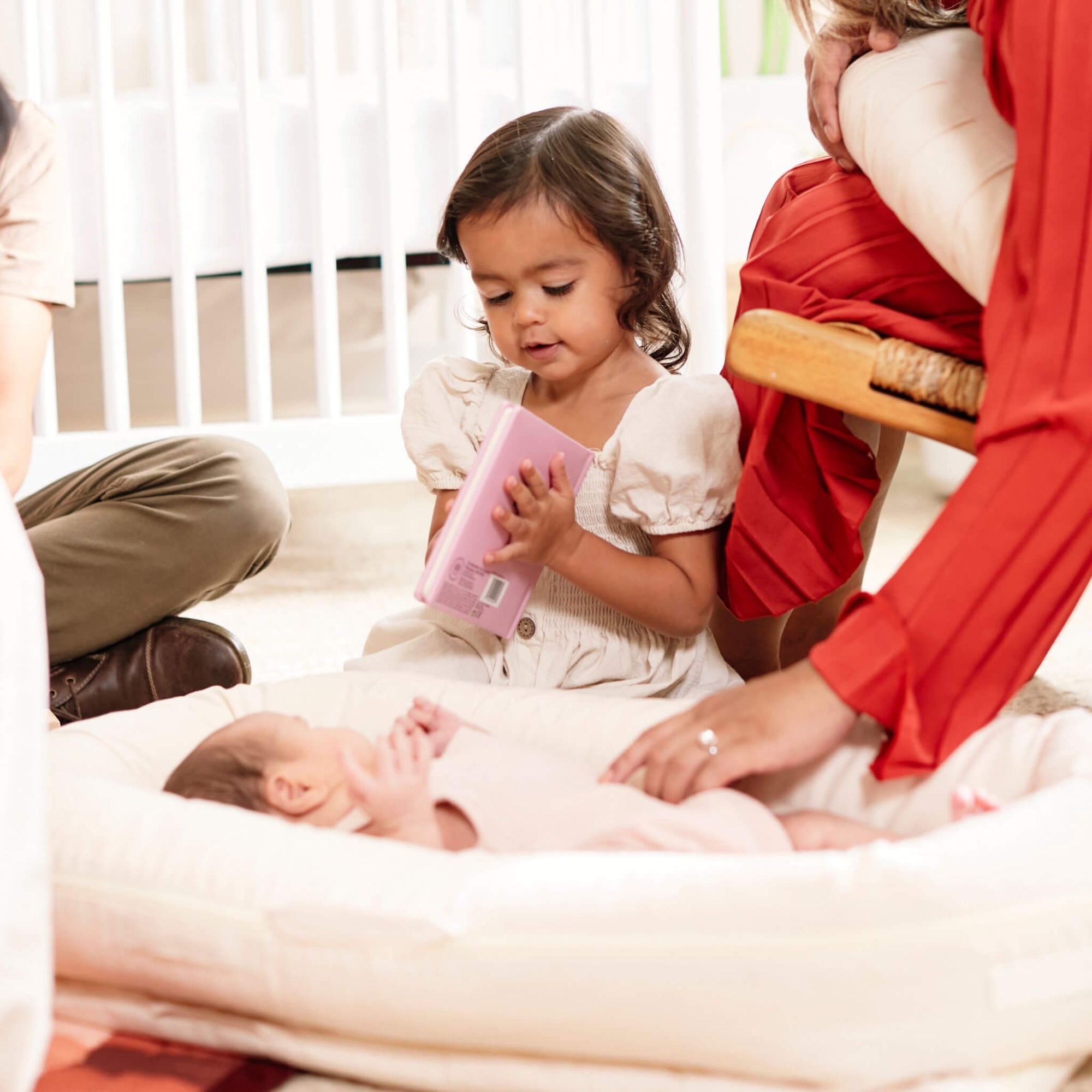 Deluxe+ Dock - Sand Chambray