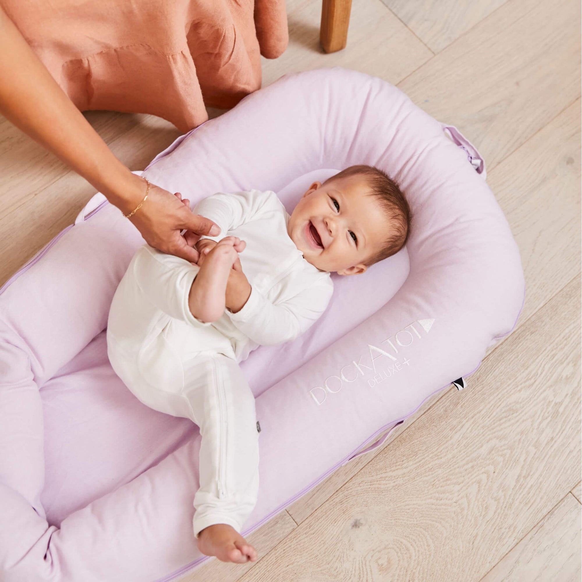 Deluxe+ Dock Spare Cover - Lovely Lilac Chambray