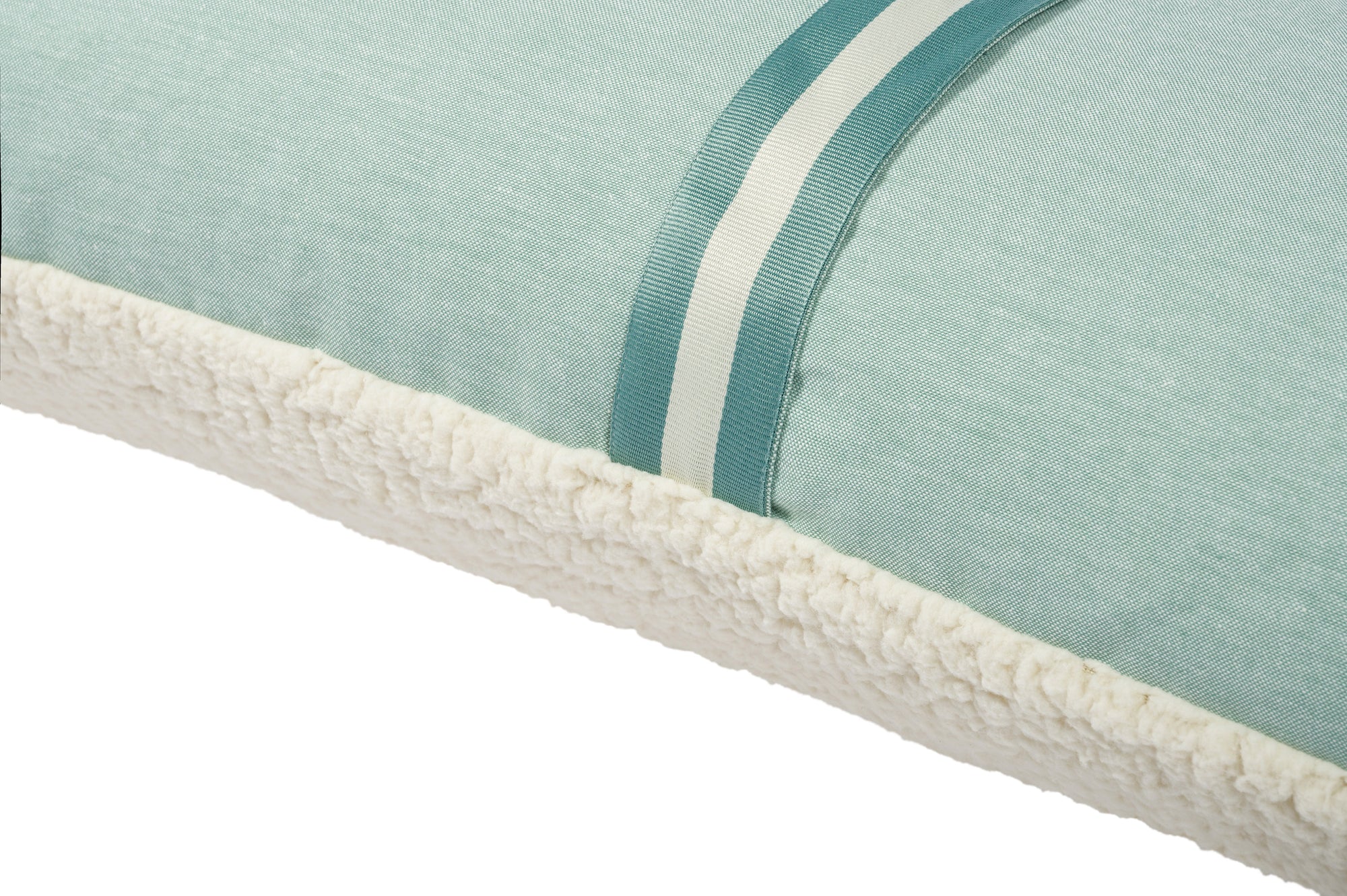 Cosset Body Pillow - Boucle / Marine Chambray