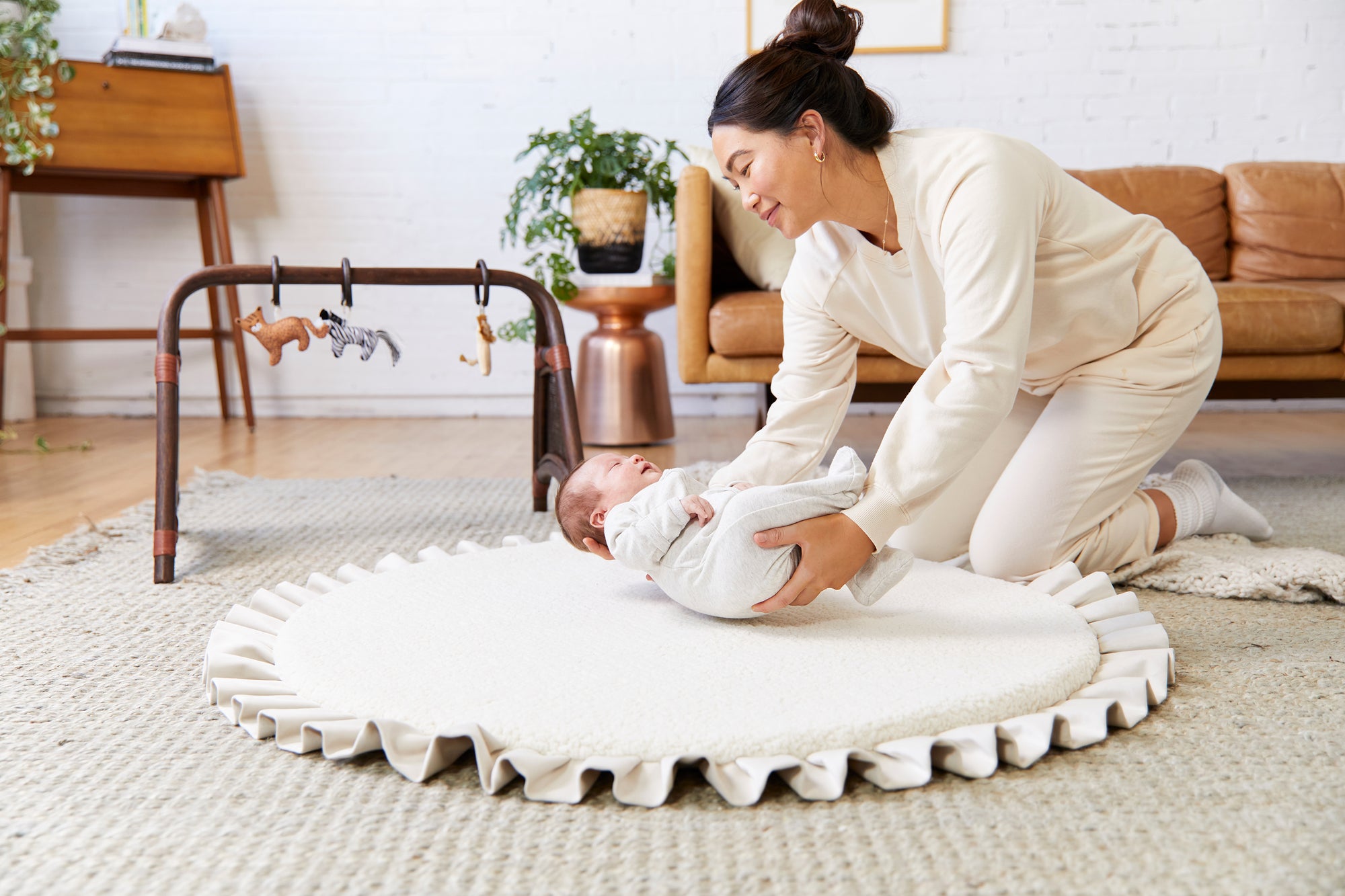 Circle Play Mat - Boucle / Cream