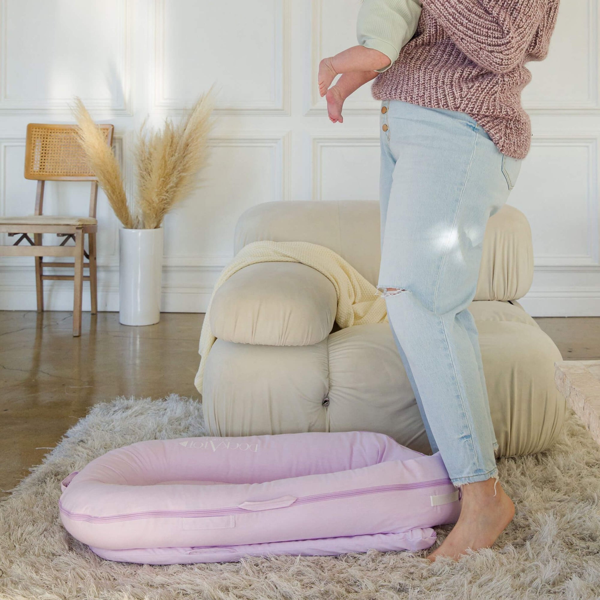 Deluxe+ Dock - Lovely Lilac Chambray