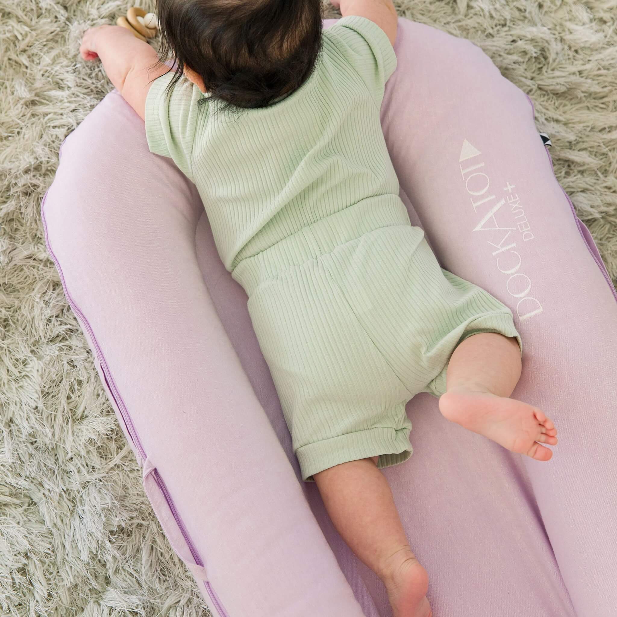 Deluxe+ Dock - Lovely Lilac Chambray – DockATot EU