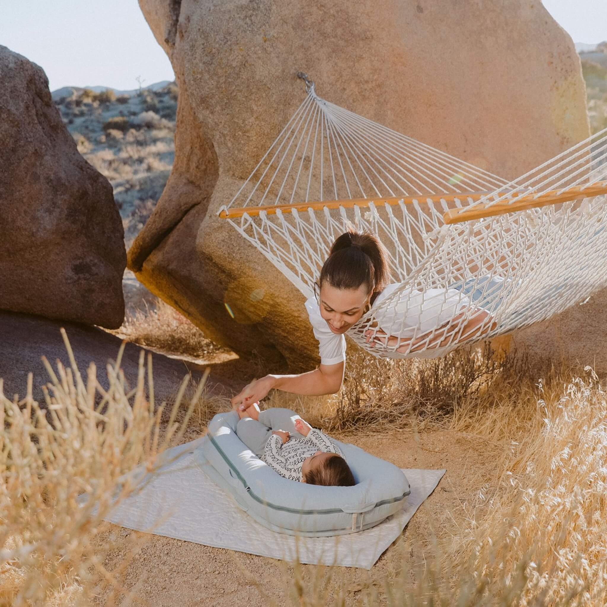 Deluxe+ Dock - Marine Chambray – DockATot EU