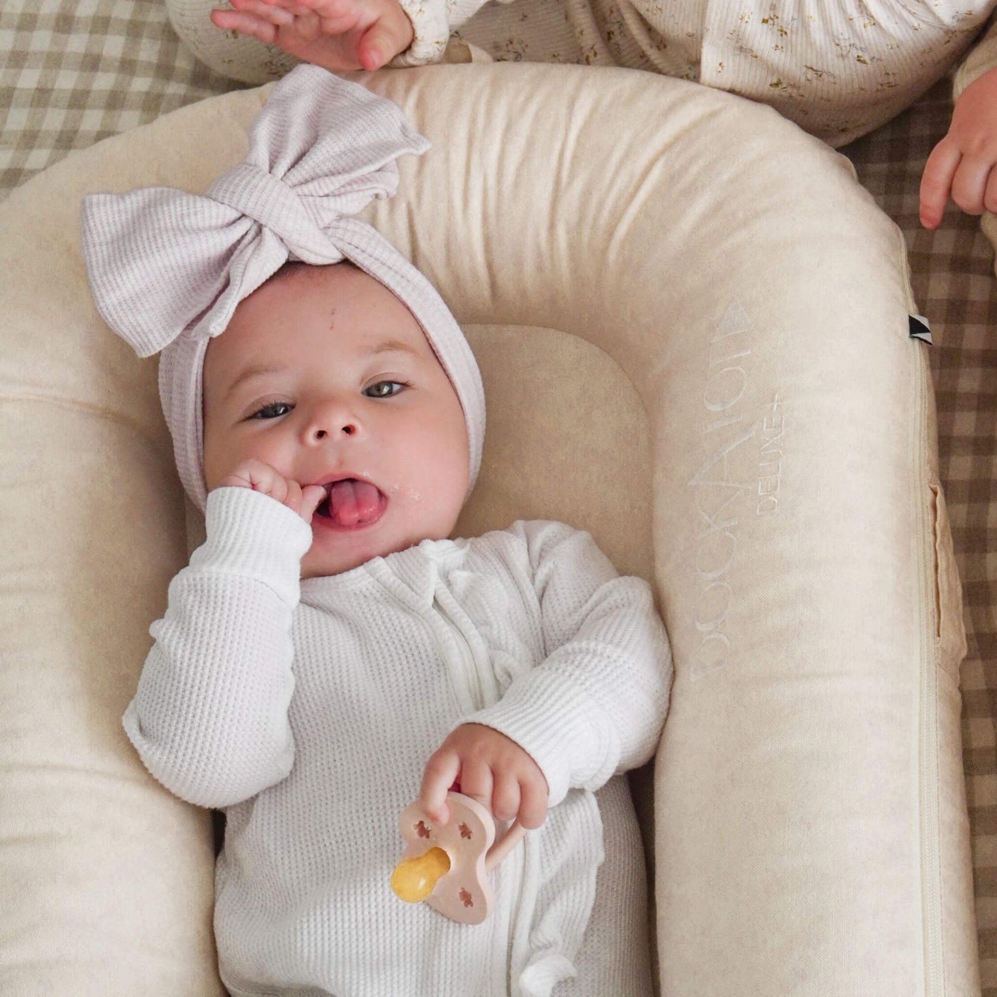 Deluxe+ Dock Spare Cover - Sand Chambray