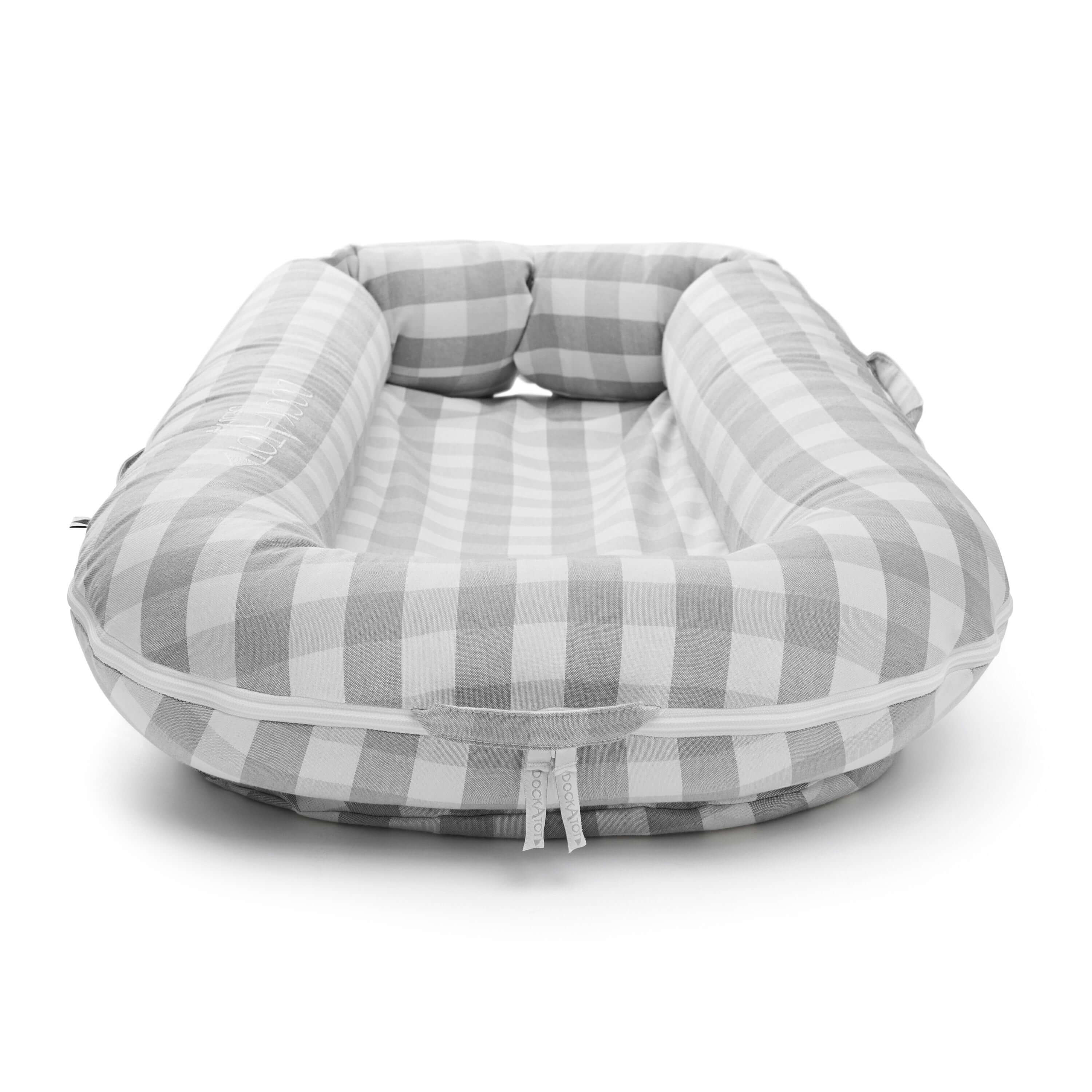 Deluxe+ Dock - Stone Gingham – DockATot EU