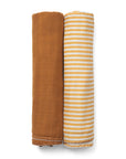 DockATot Swaddle - Golden Stripe / Pumpkin Spice