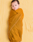 DockATot Swaddle - Golden Stripe / Pumpkin Spice